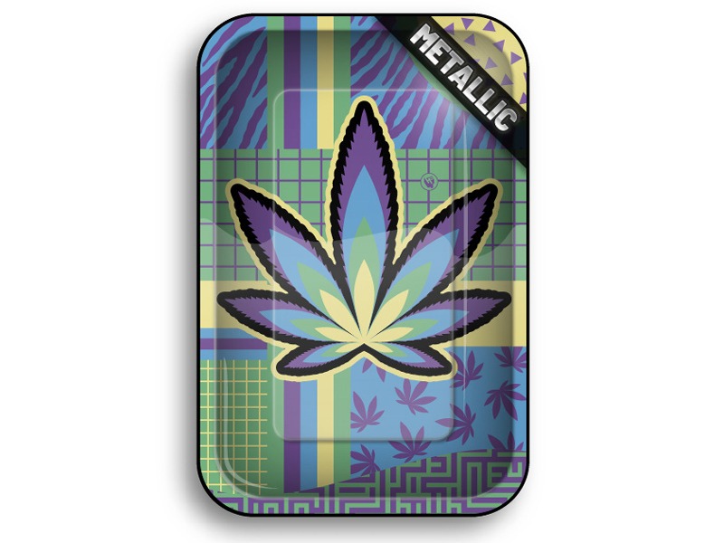 Fire Flow Metall Drehunterlage Leaves 36 Motiv 2