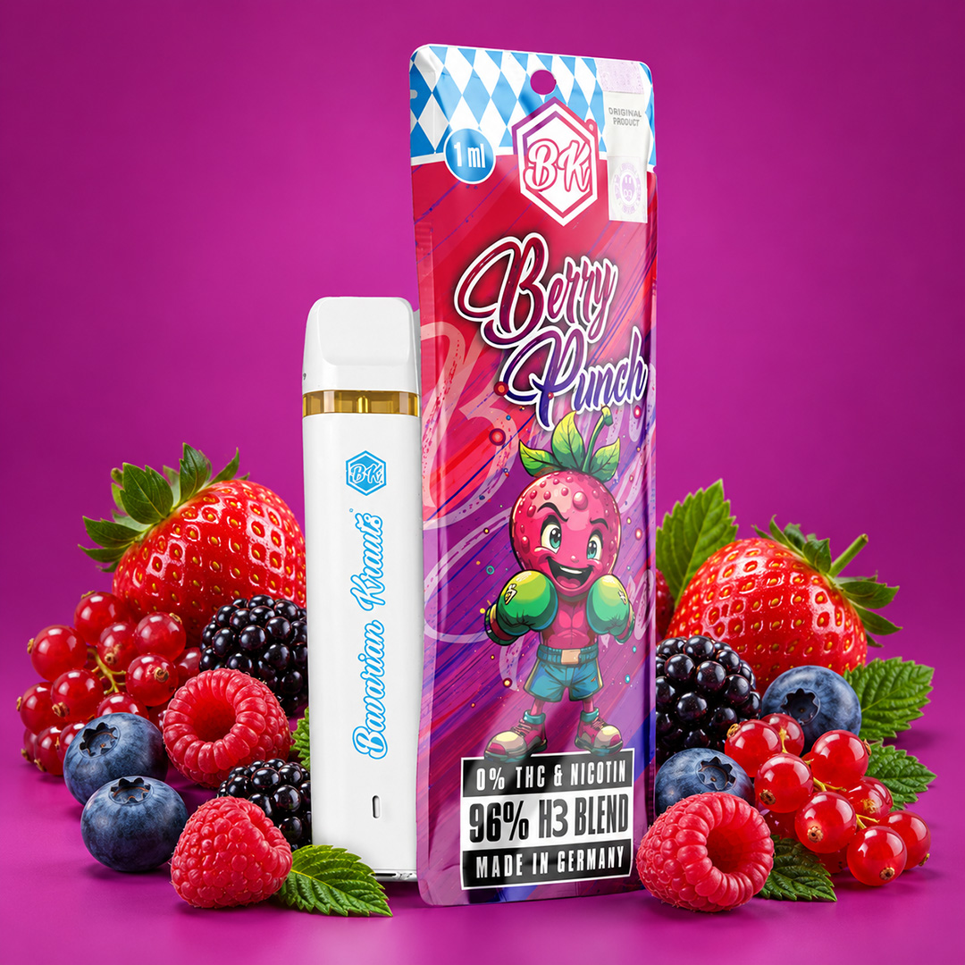 Bavarian Krauts H3 Blend Vape Berry Punch 1ml