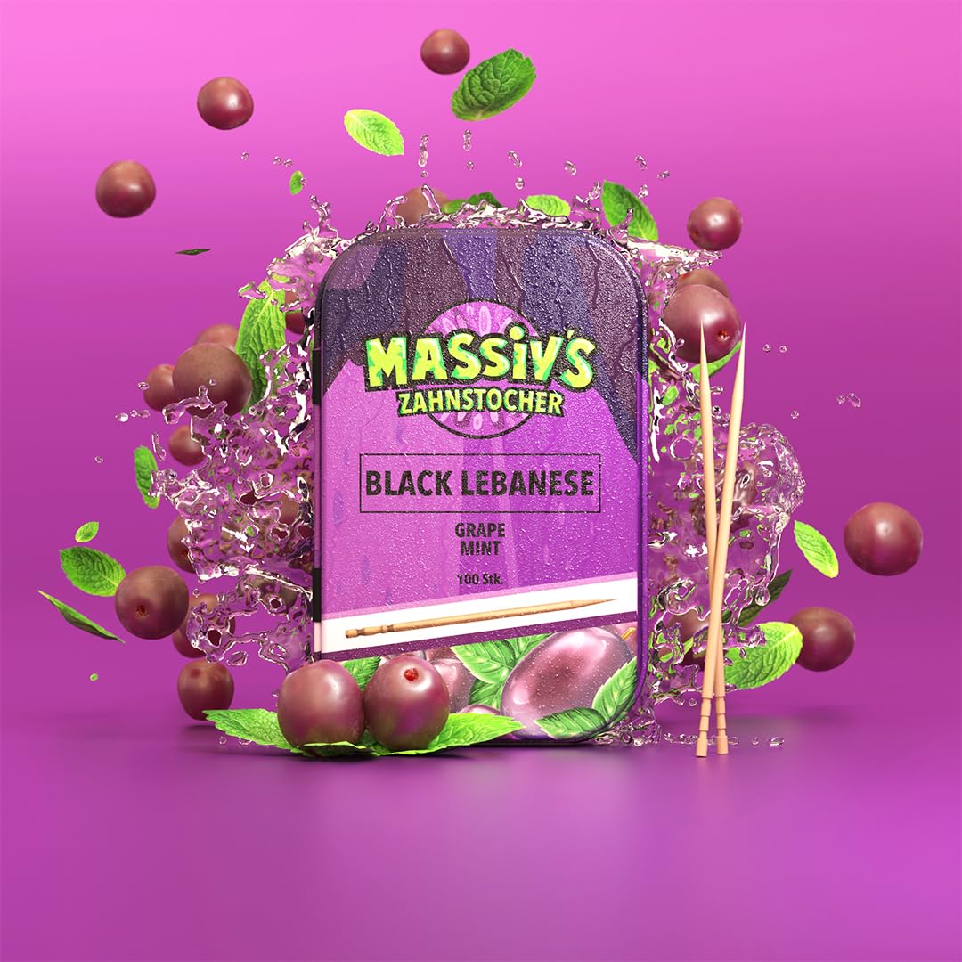 Al Massiva Zahnstocher Black Lebanese
