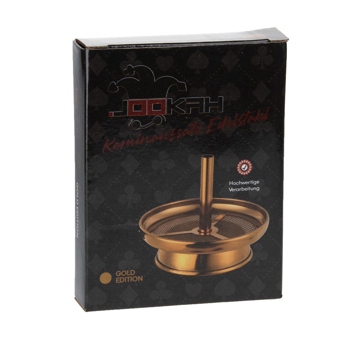 Jookah-Kamin-Aufsatz-Gold-Edition Jookah Kaminaufsatz - Edelstahl Gold