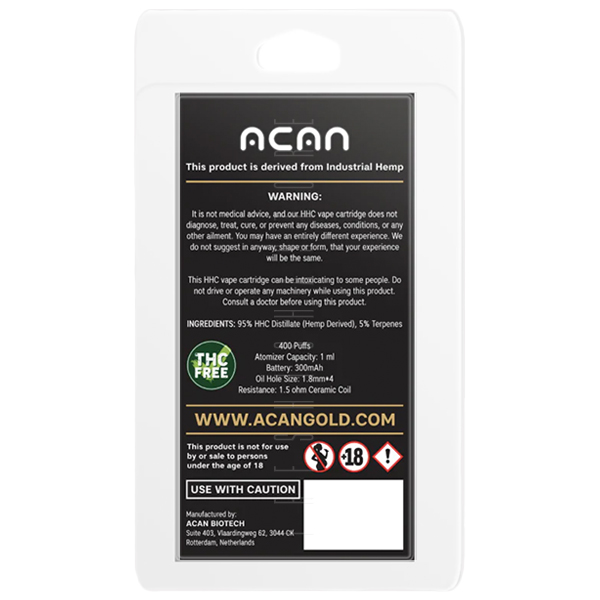 Acan_HHC_Vape_Back Acan Zkittlez HHC Vape | Skittles HHC E Zigarette