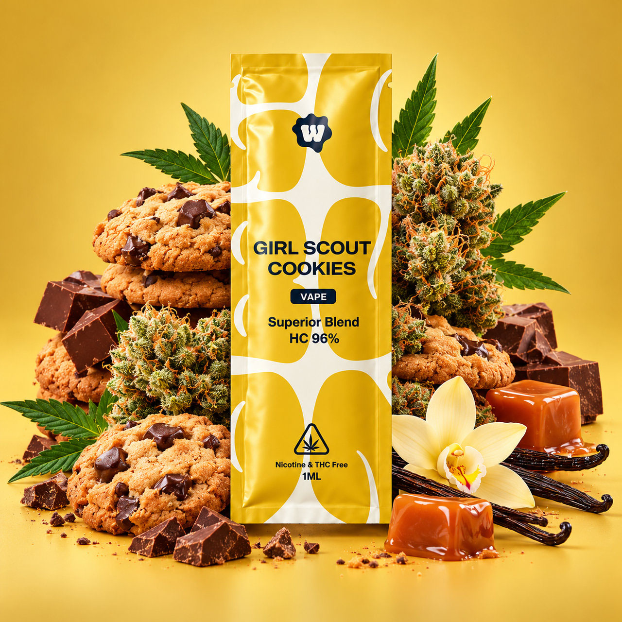 Weed For Friends HC Vape Girl Scout Cookies 1ml