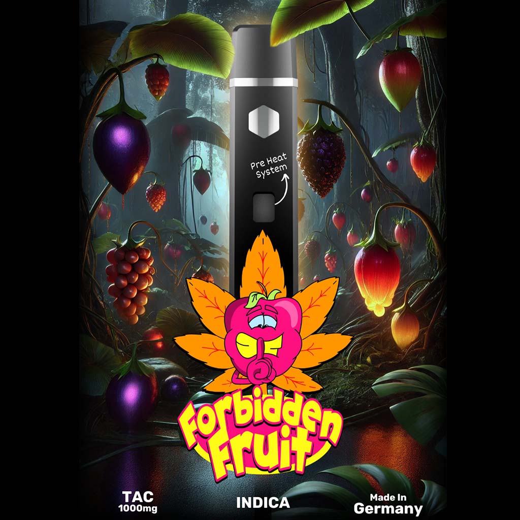 Happys Amsterdam TAC Vape - Forbidden Fruit 1ml