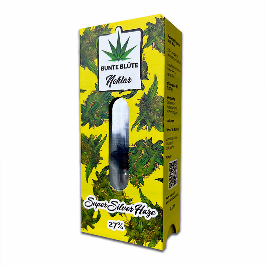 Bunte Blüte CBD Kartusche Silver Haze Bunte Blüte CBD Kartusche Silver Haze