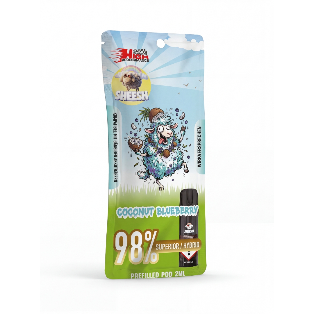 Sheesh Signature Superior Pod Coconut Blueberry 2ml Sheesh Signature Superior Pod Coconut Blueberry 2ml