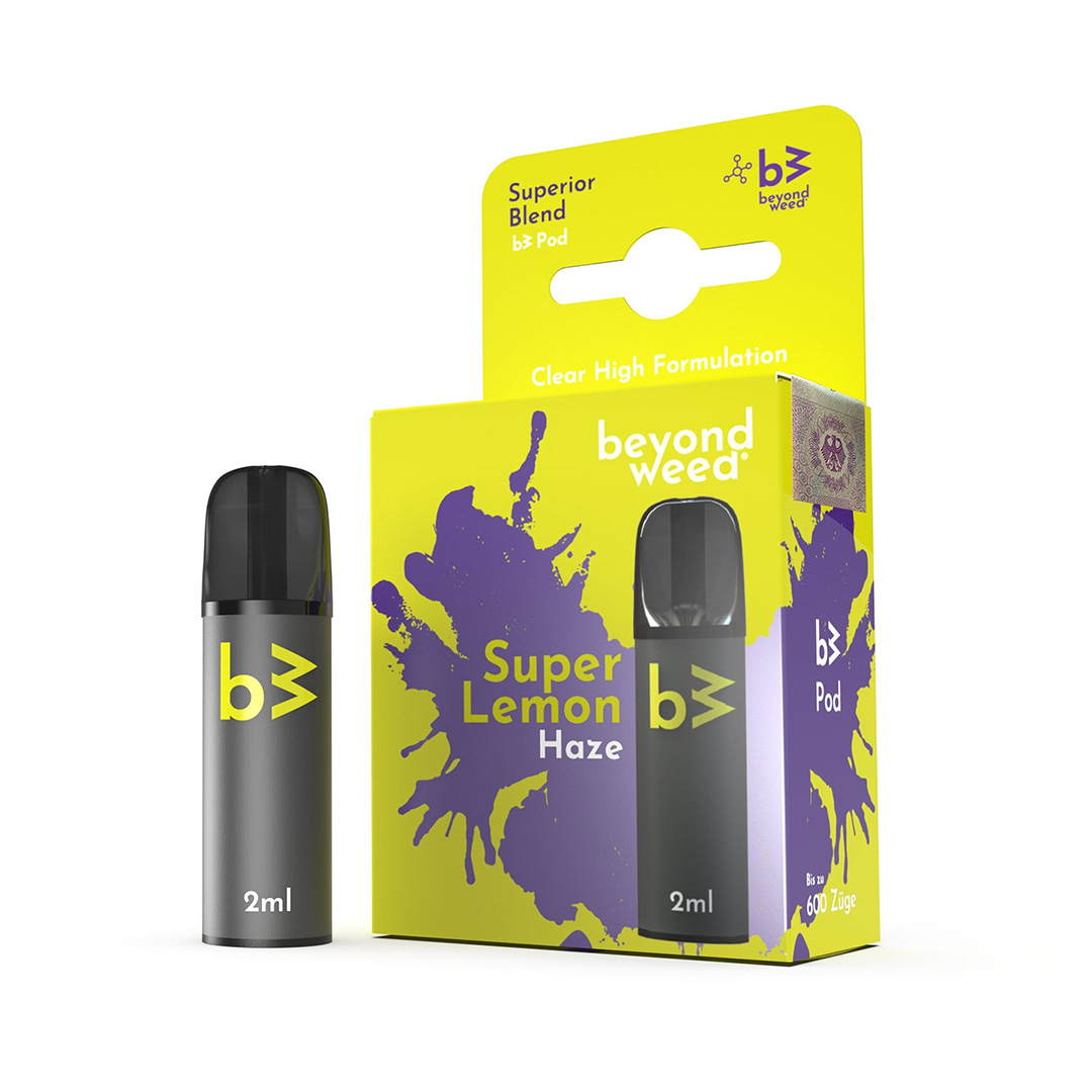 Beyond Weed - B3 Superior Blend Pod - Super Lemon Haze 2ml Beyond Weed - B3 Superior Blend Pod - Super Lemon Haze 2ml