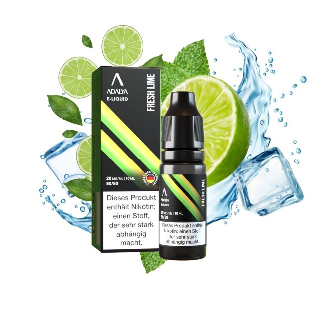 Adalya - Fresh Lime Nikotinsalz Liquid 10ml | 20mg/ml