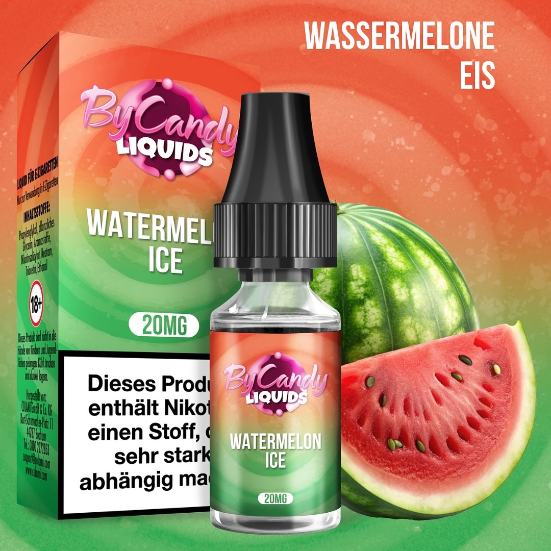 By Candy Liquid Watermelon Ice 10ml 20mg By Candy Liquid Watermelon Ice 10ml 20mg