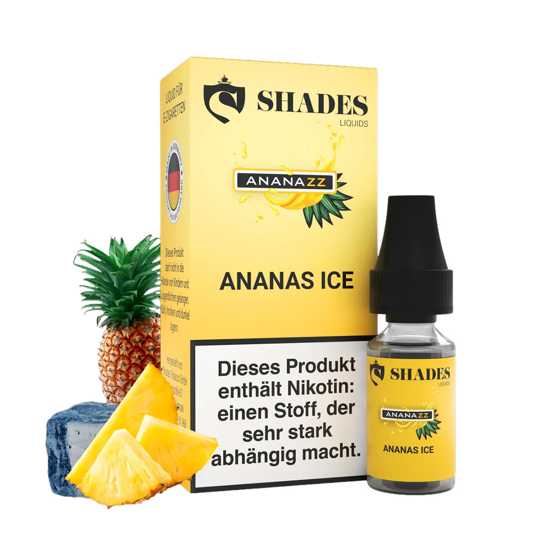 Shades Nikotinsalz Liquid Ananazz 20mg 10ml Shades Nikotinsalz Liquid Ananazz 20mg 10ml