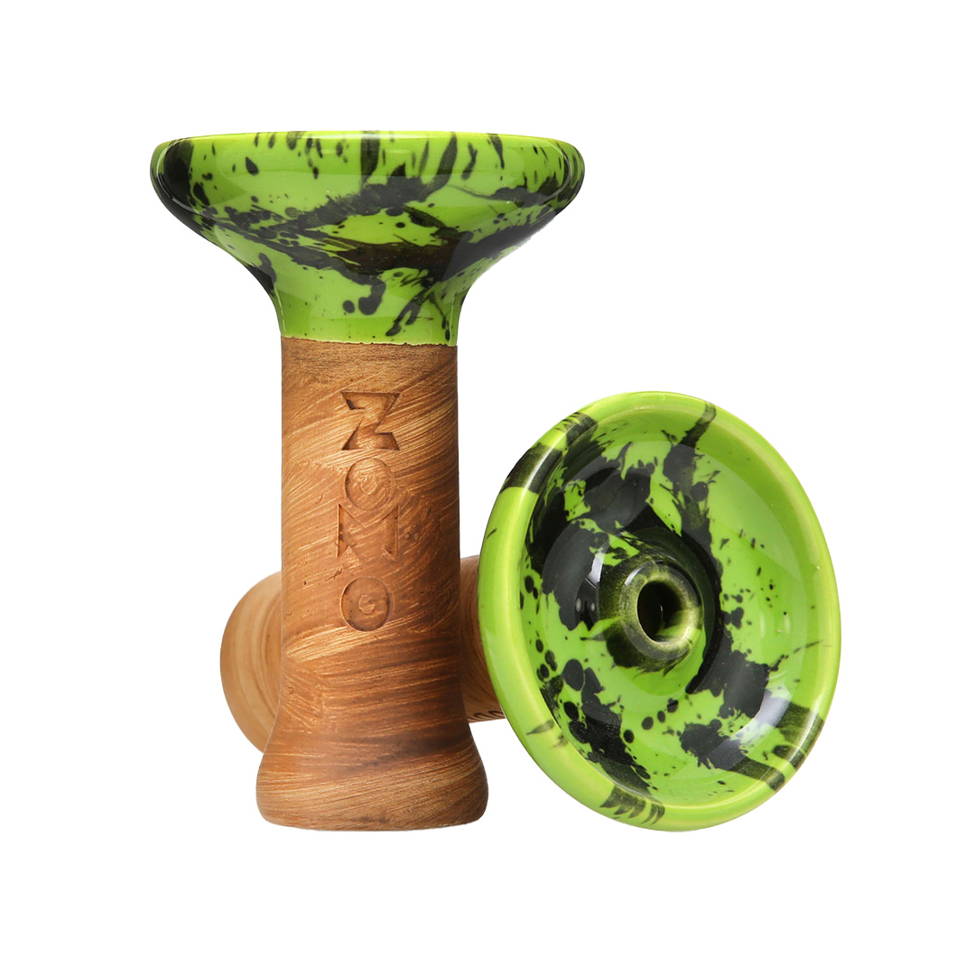 Oblako X Zomo Shisha Phunnel Kopf Glazed Light Green Dot Oblako X Zomo Shisha Phunnel Kopf Glazed Light Green Dot