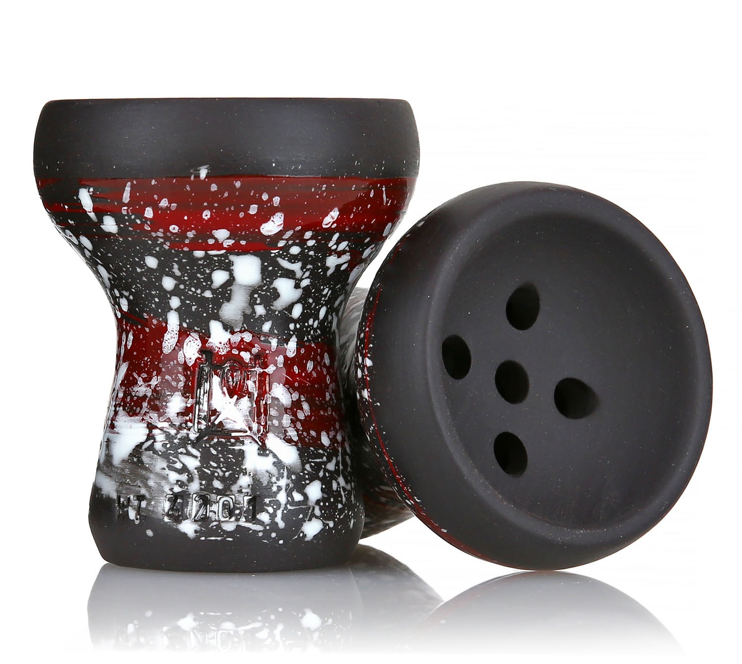 Werkbund Hookah - WT Mehrloch Steinkopf Red-White