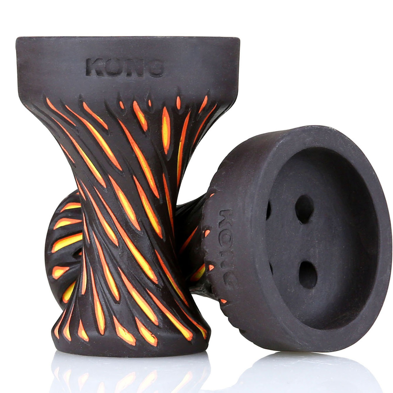 Kong Hookah Shisha Mehrlochkopf Razor Black Kong Hookah Shisha Mehrlochkopf Razor Black