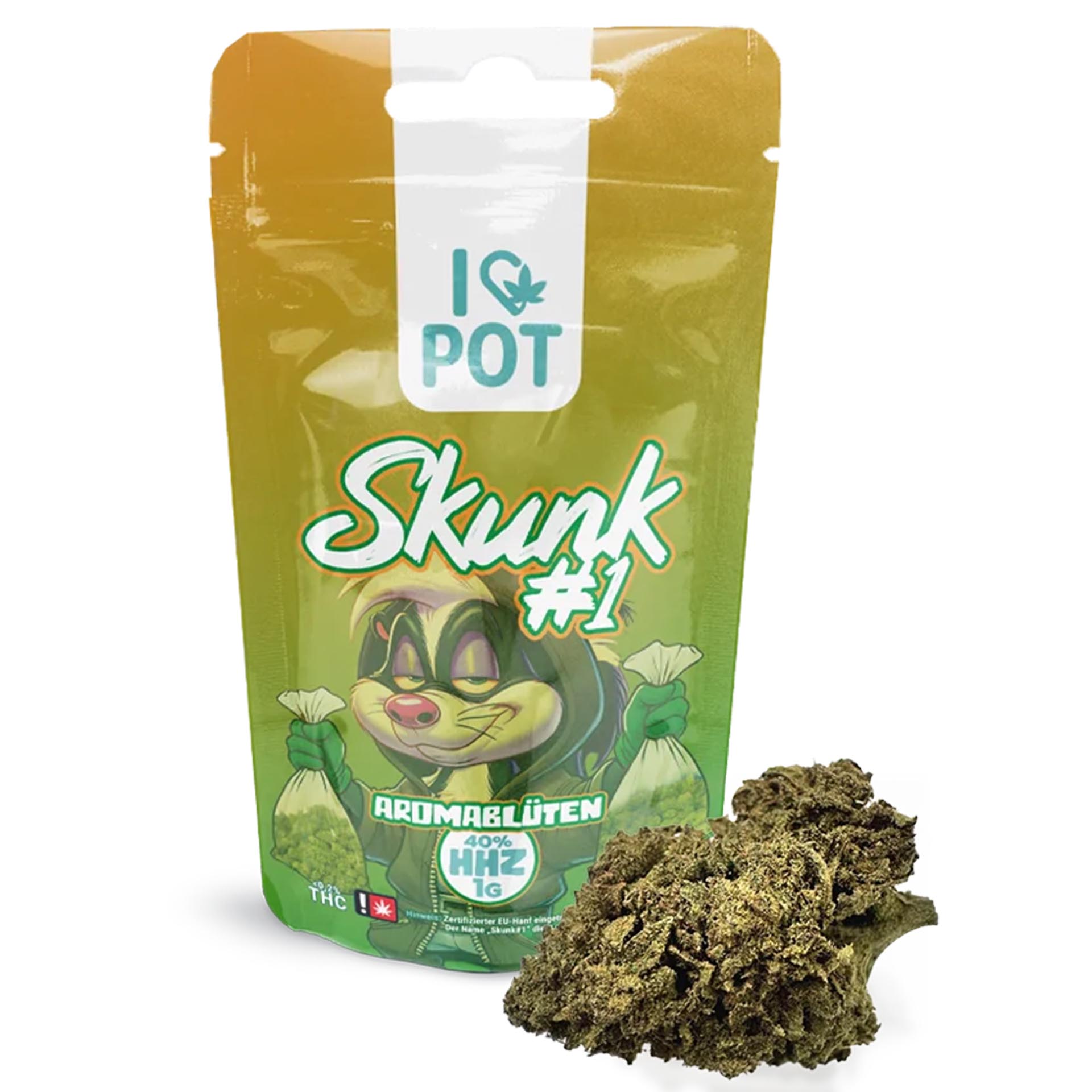 I Love Pot HHZ Bluete Skunk 1g I Love Pot HHZ Bluete Skunk 1g