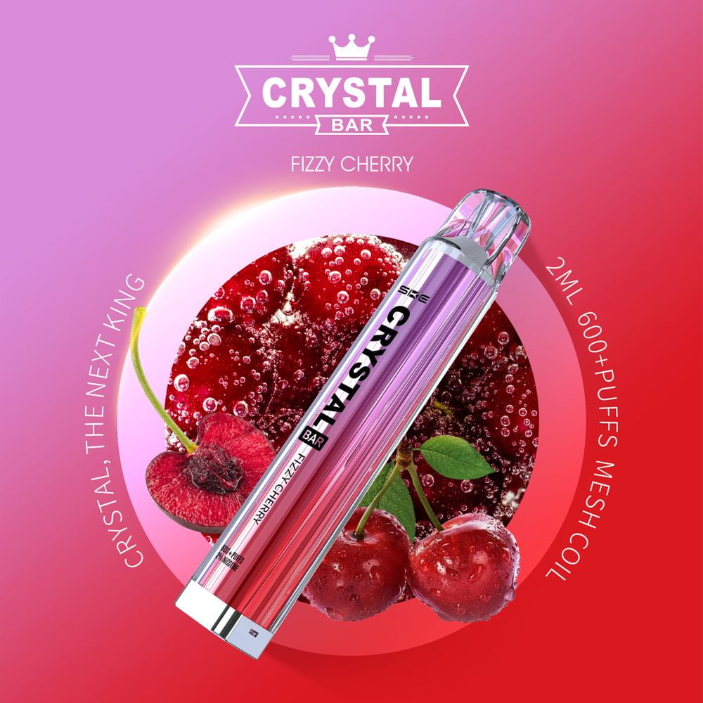 Crystal Bar - Fizzy Cherry 2% Nikotin 600 Züge