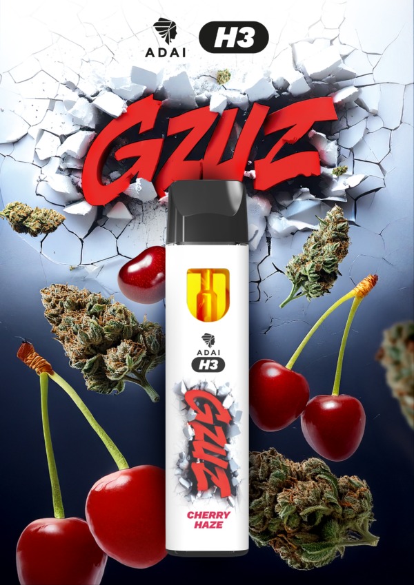 Gzuz H3 Superior Blend Vape V2 - Cherry Haze 1ml