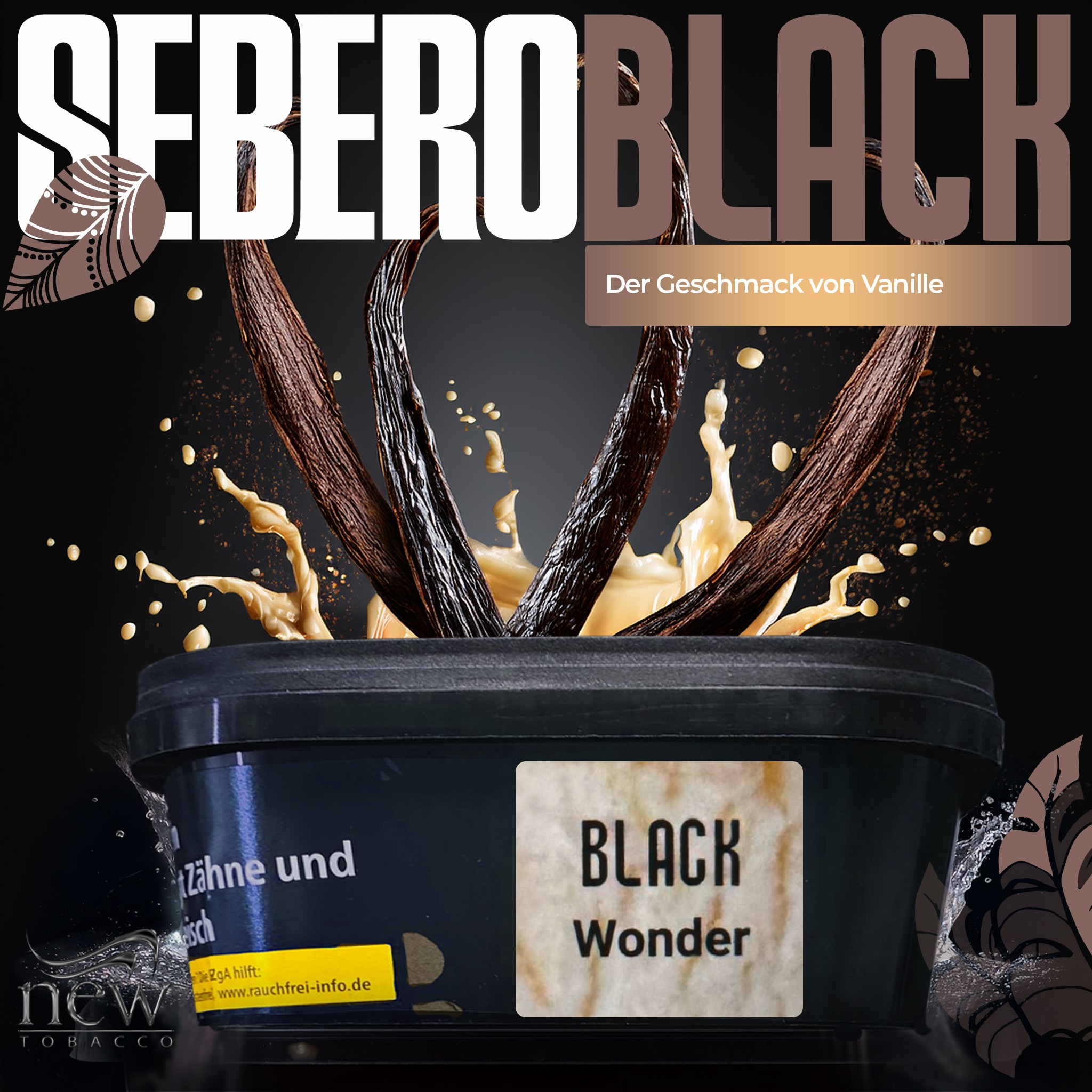 Sebero Black Shisha Tabak - Wonder 200g
