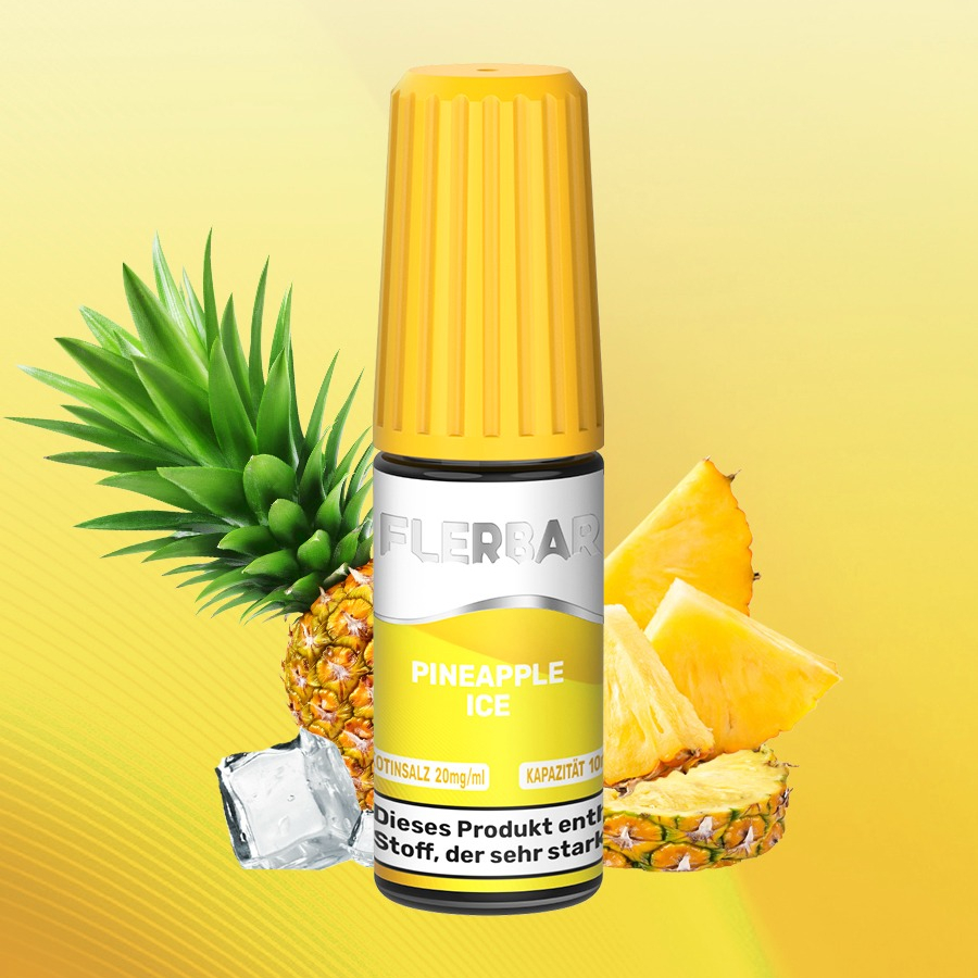 Flerbar - Pineapple Ice Nikotinsalz Liquid 10ml | 20mg/ml