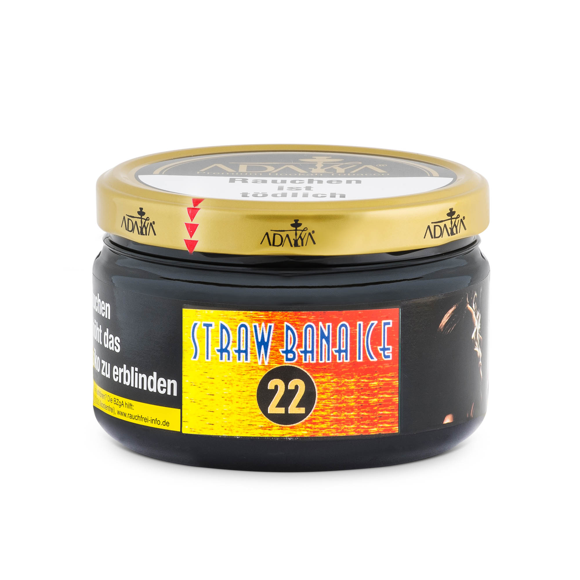 Adalya Shisha Tabak Straw Bana Ice #22 200g Adalya Shisha Tabak Straw Bana Ice #22 200g