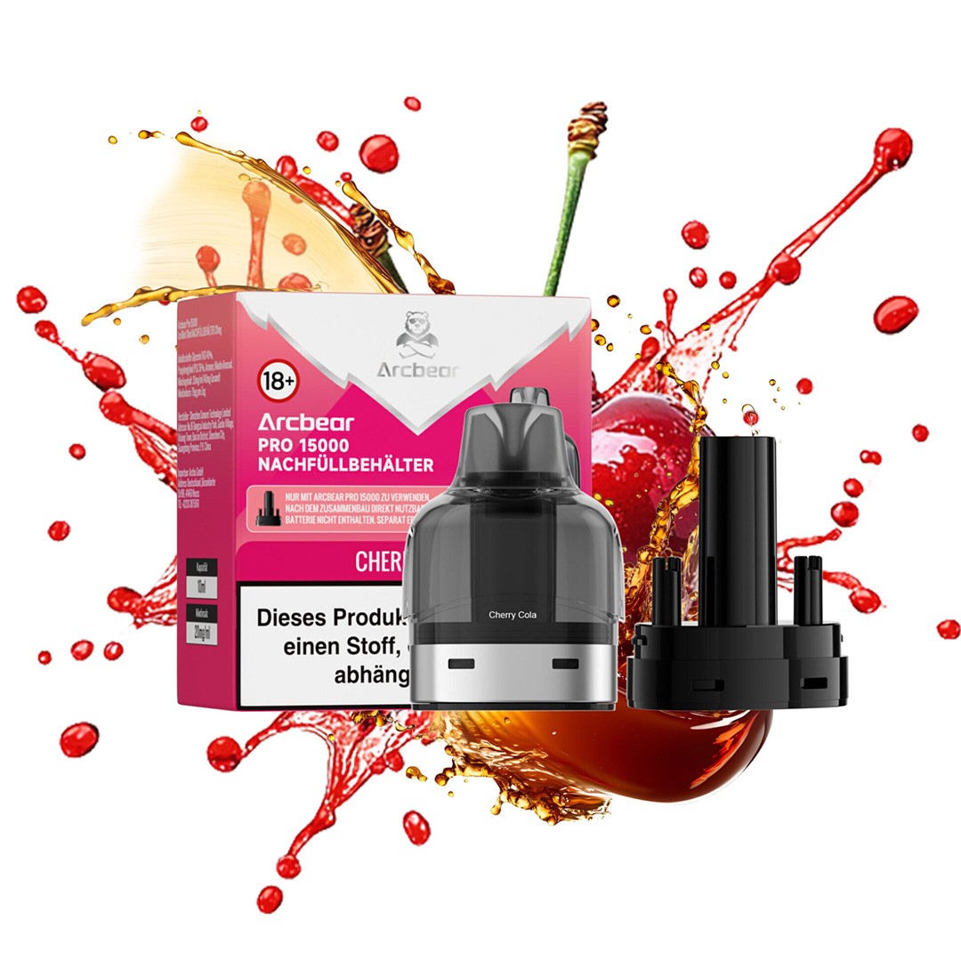 Arcbear - Pro 15000 Pod - Cherry Cola 10ml Arcbear - Pro 15000 Pod - Cherry Cola 10ml