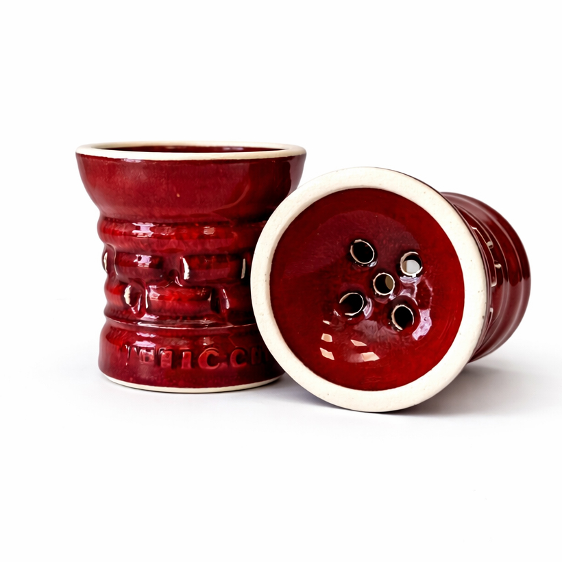 Thicc Bowl Plus Shisha Mehrlochkopf Stena Turkish Red Thicc Bowl Plus Shisha Mehrlochkopf Stena Turkish Red