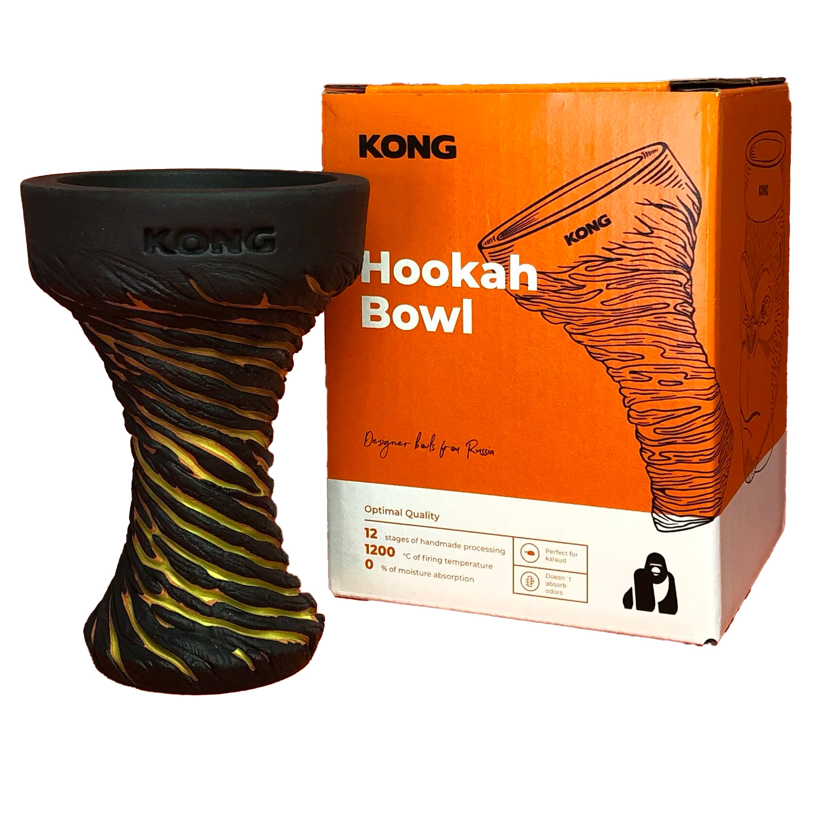 Kong Shisha Mehrlochkopf Lava