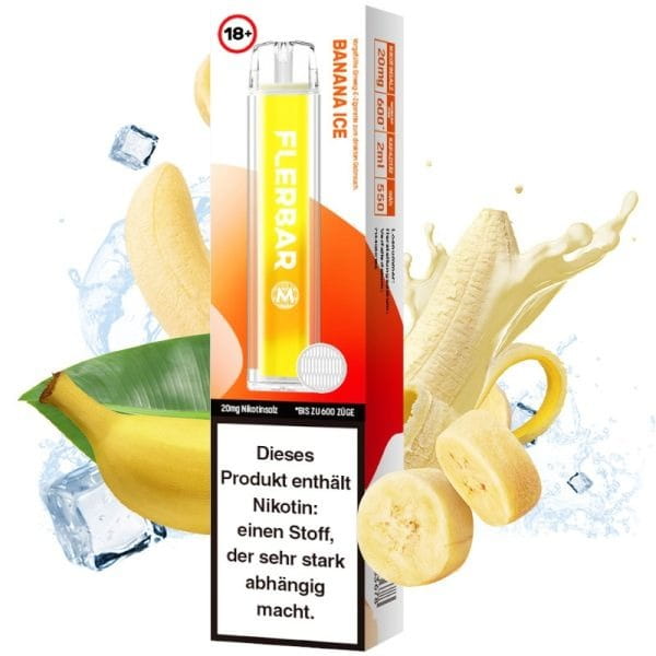 Flerbar - Banana Ice 2% Nikotin 600 Züge