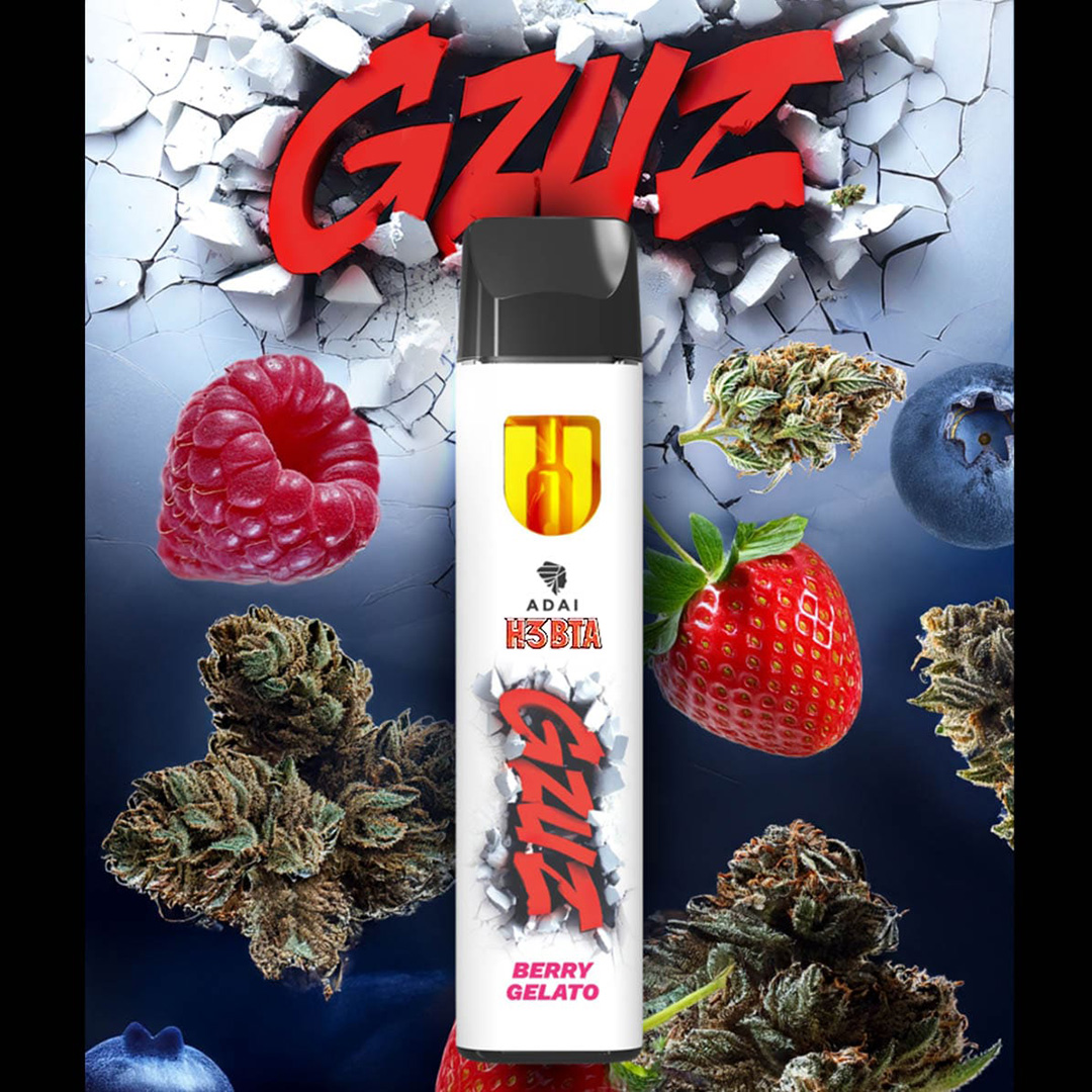 GZUZ H3BTA Vape Berry Gelato 1ml