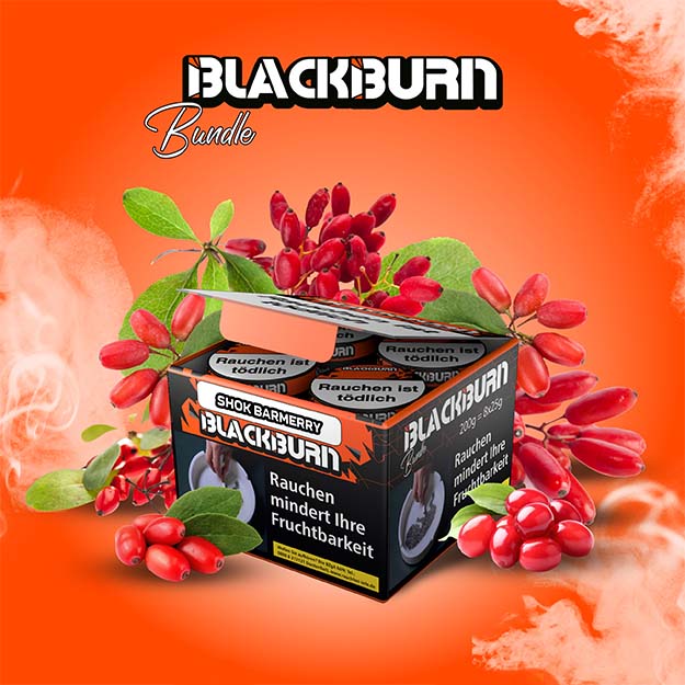 Blackburn Shisha Tabak - Shok Barmerry 200g