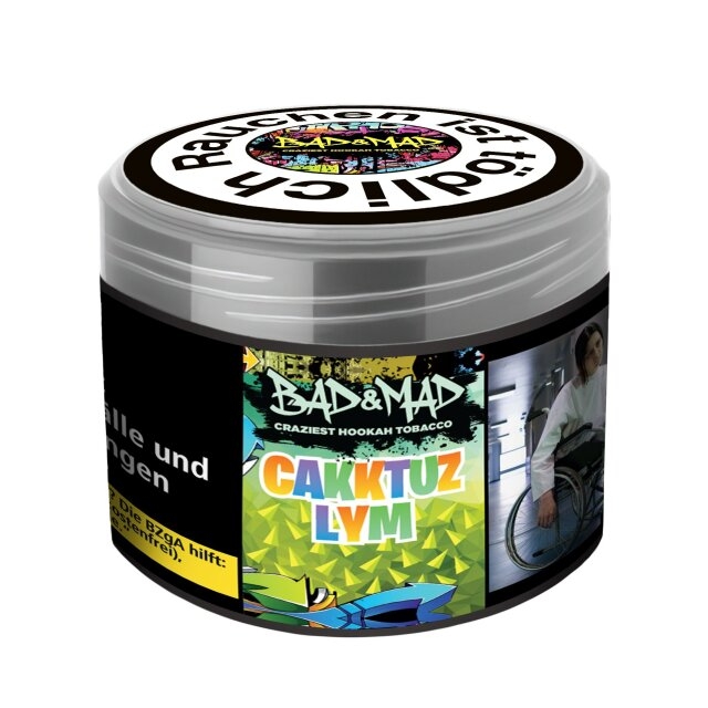 Bad & Mad Shisha Tabak Cakktuz Lym 200g Bad & Mad Shisha Tabak Cakktuz Lym 200g