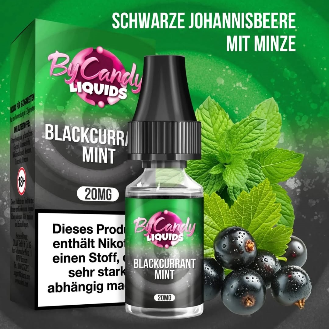 By Candy Liquid Blackcurrant Mint 10ml 20mg By Candy Liquid Blackcurrant Mint 10ml 20mg