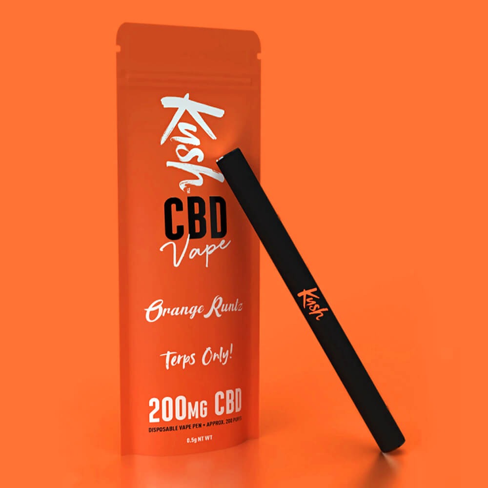 Kush CBD Vape Orange Runtz 2.0 200mg Vapepen Kush CBD Vape Orange Runtz 2.0 200mg Vapepen