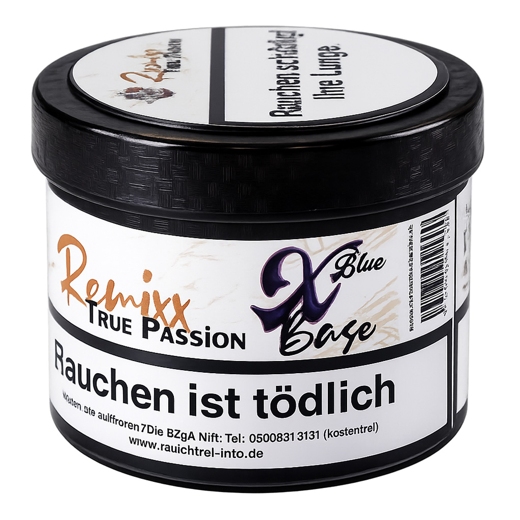 True Passion Remixx Pfeifentabak Blue X 65g True Passion Remixx Pfeifentabak Blue X 65g