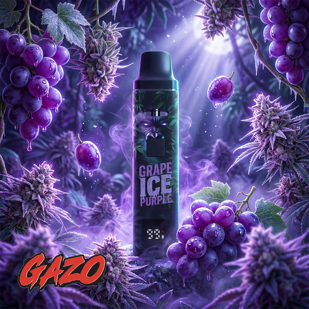 GZUZ GAZO H3BTA Pro Superior Blend Vape Grape Ice Purple 1ml GZUZ GAZO H3BTA Pro Superior Blend Vape Grape Ice Purple 1ml