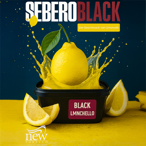 Sebero Black Shisha Tabak Lmnchello 200g