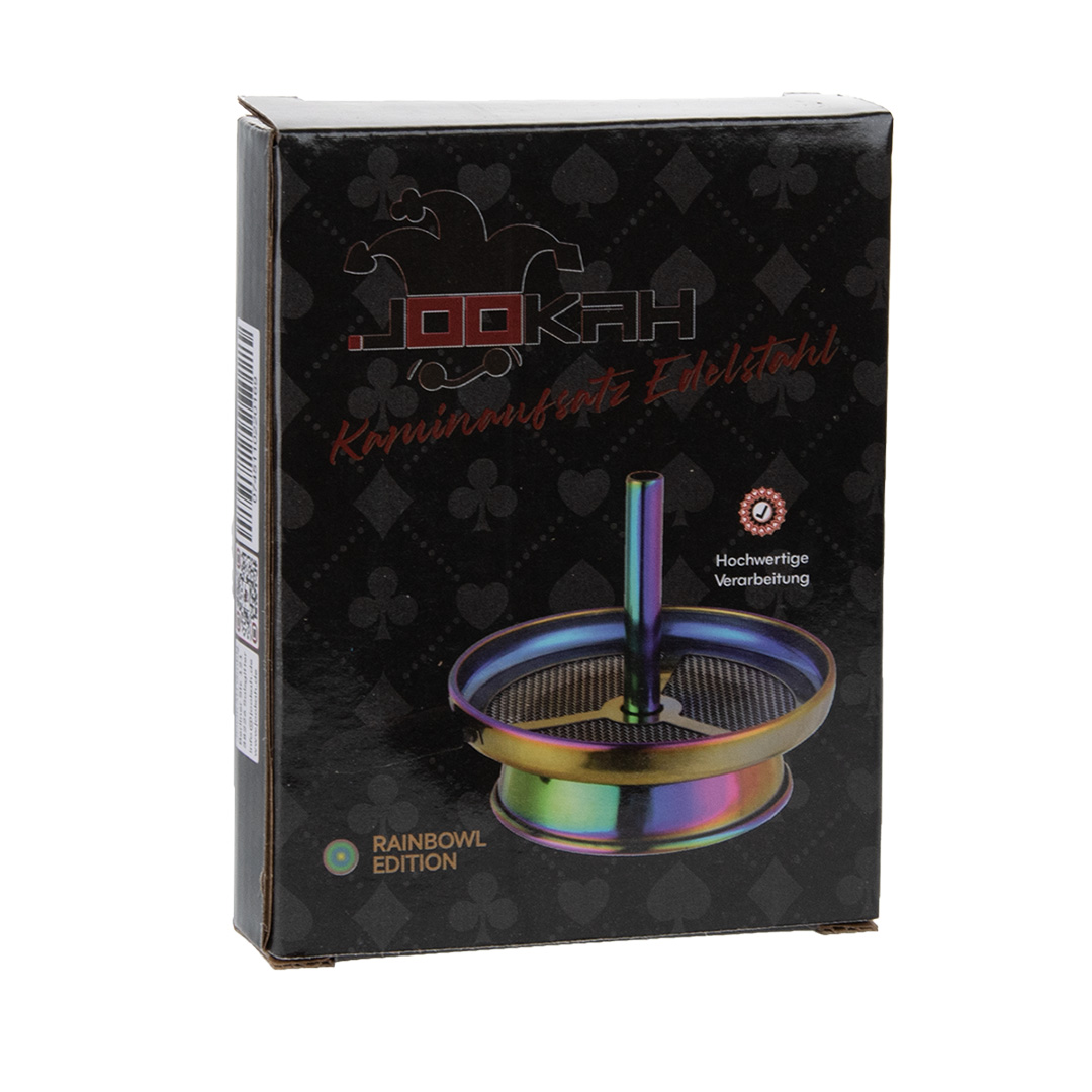 Jookah-Kamin-Aufsatz-Rainbow Jookah Kaminaufsatz - Edelstahl Rainbow