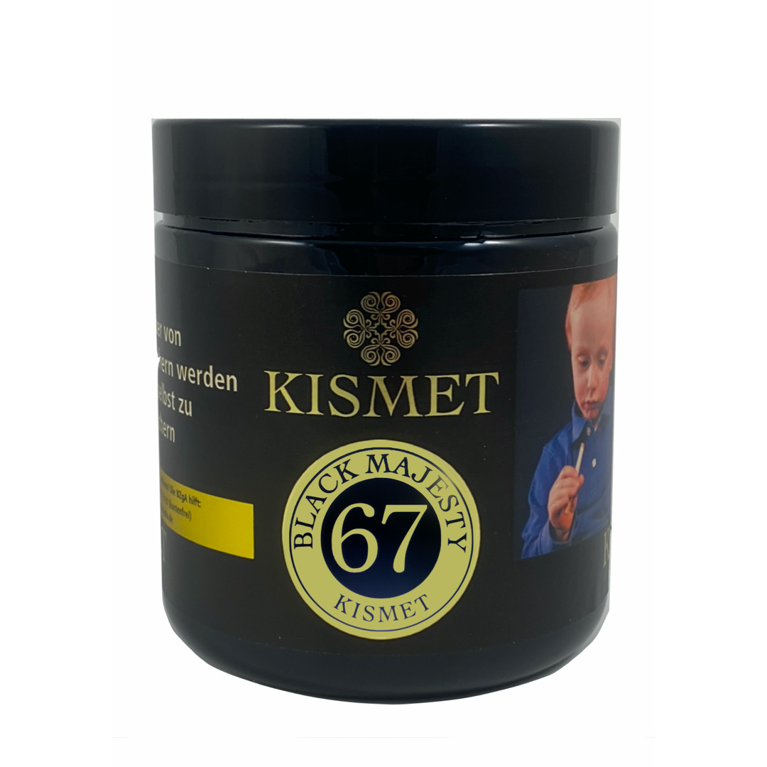 Kismet Darkblend Shisha Tabak Black Majesty #67 200g