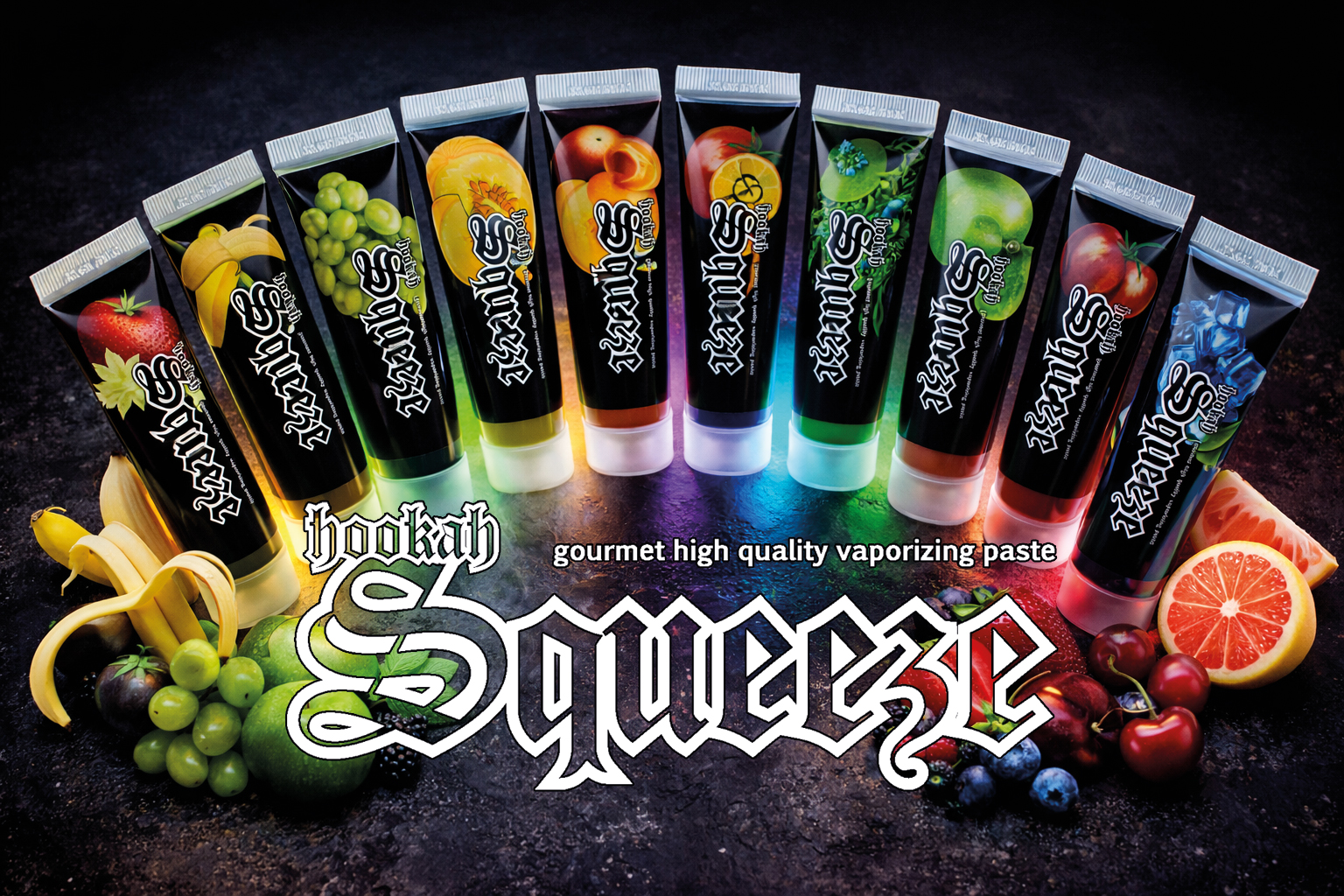 HookahSqueeze Tubes – Shisha Dampfpaste in praktischen Tuben