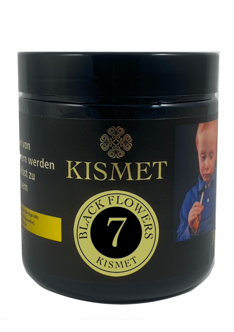 Kismet Shisha Tabak - Black Flowers #7 200g