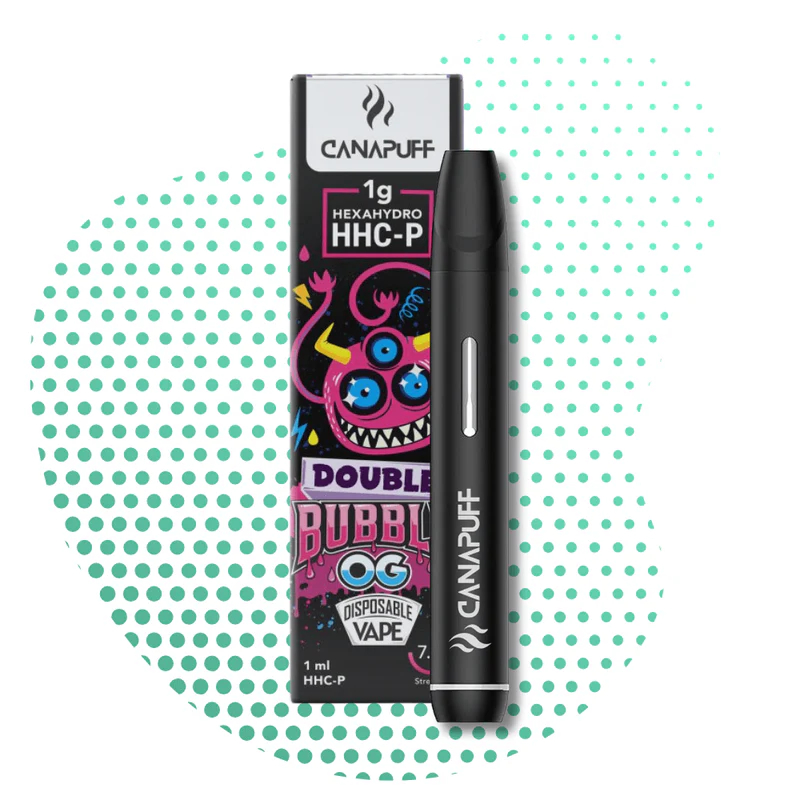 Canapuff Black HHC-P Vape Double Bubble OG Canapuff Black HHC-P Vape Double Bubble OG