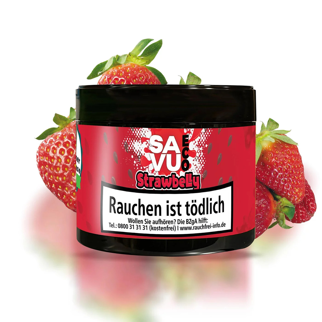 Savu ECO Pfeifentabak Strawbelly 75g Savu ECO Pfeifentabak Strawbelly 75g