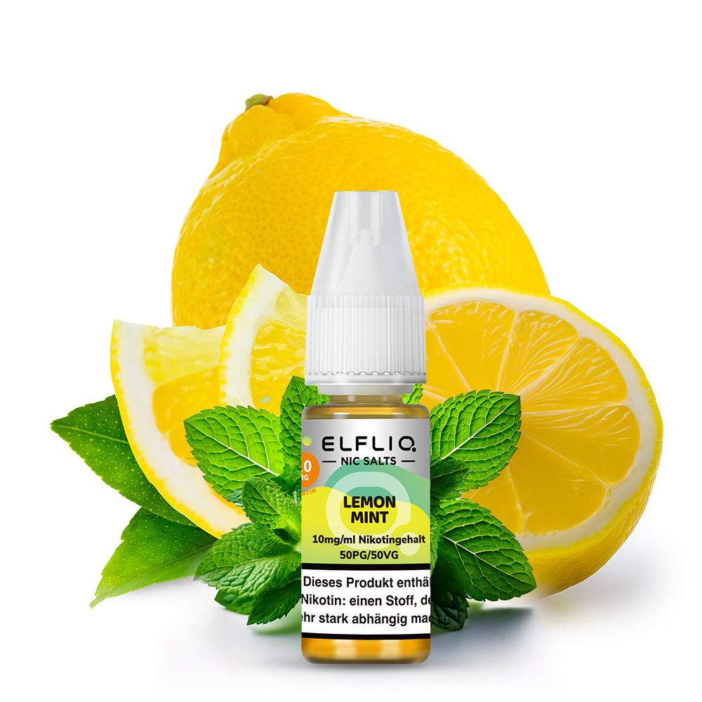 Elfliq Nikotinsalz Liquid Lemon Mint 10mg 10ml