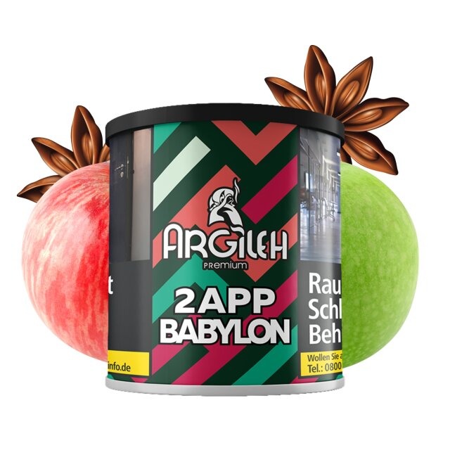 Argileh Shisha Tabak 2App Babylon 200g