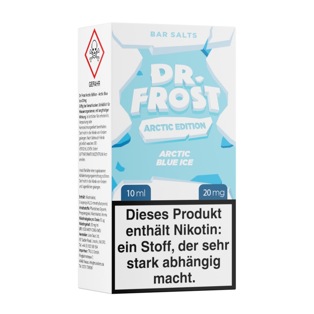 Dr. Frost - Arctic Edition Arctic Blue Ice Nikotinsalz Liquid 10ml | 20mg/ml