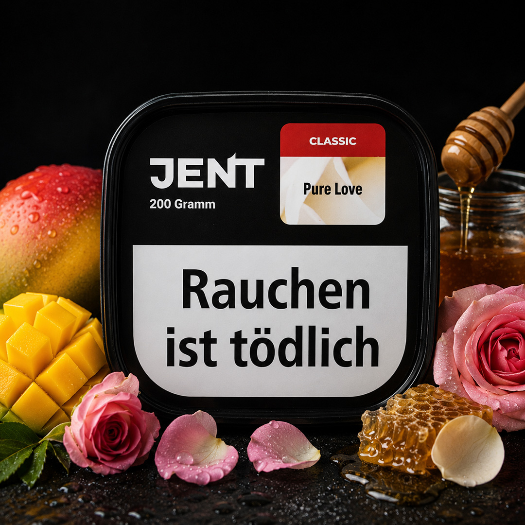 Jent Darkblend Shisha Tabak Classic Line Pure Love 200g Jent Darkblend Shisha Tabak Classic Line Pure Love 200g