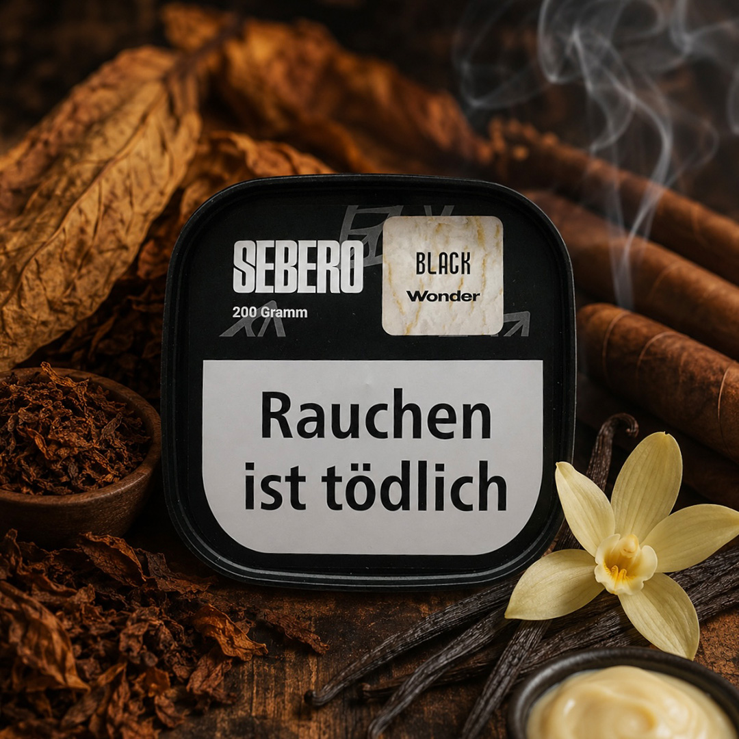 Sebero Black Shisha Tabak Wonder 200g Sebero Black Shisha Tabak Wonder 200g