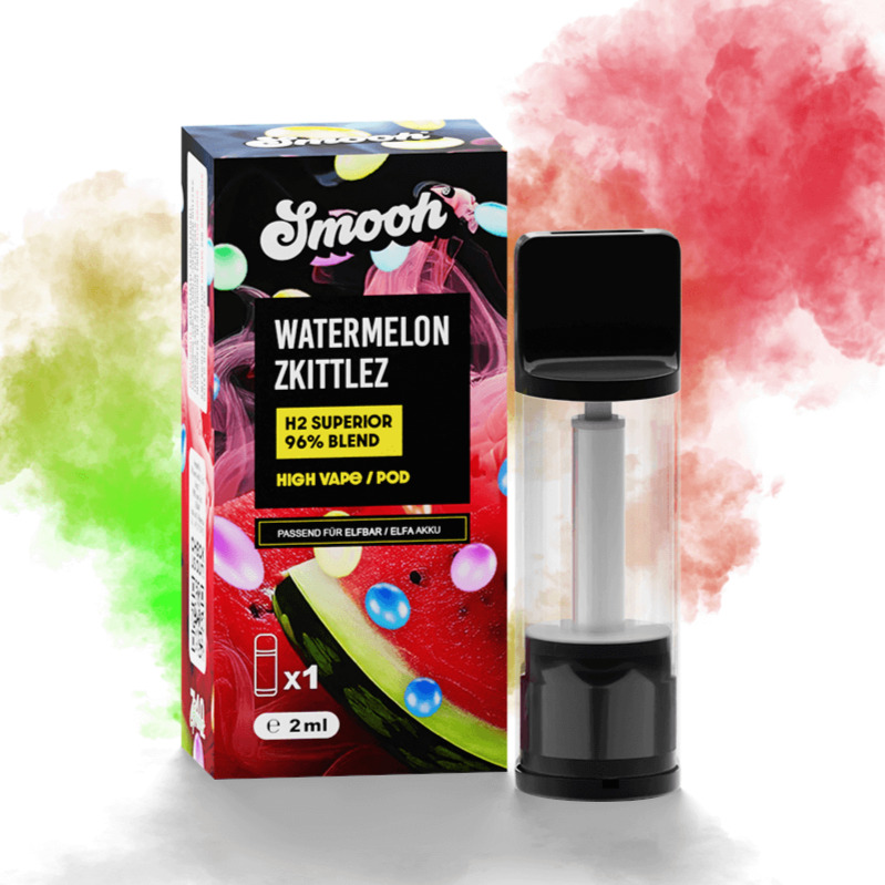 Smooh - H2 Superior Blend Pod - Watermelon Zkittlez  2ml