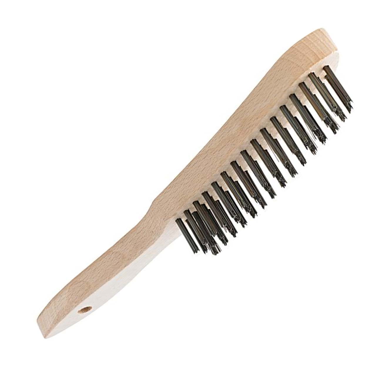 Drahtb-rste-Holz Stahlbürste - Holz