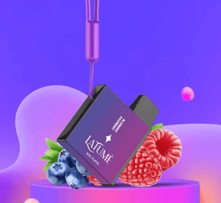 La Fumé Cuatro - Blueberry Raspberry 2% Nikotin 600 Züge