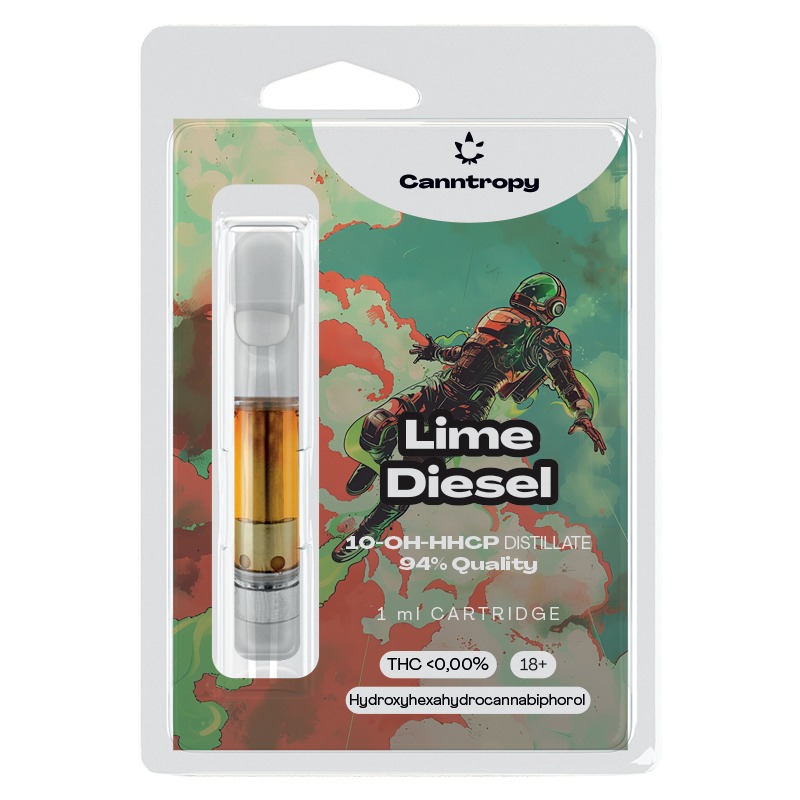 Canntropy 10-OH-HHCP Kartusche Lime Diesel 1ml Canntropy 10-OH-HHCP Kartusche Lime Diesel 1ml