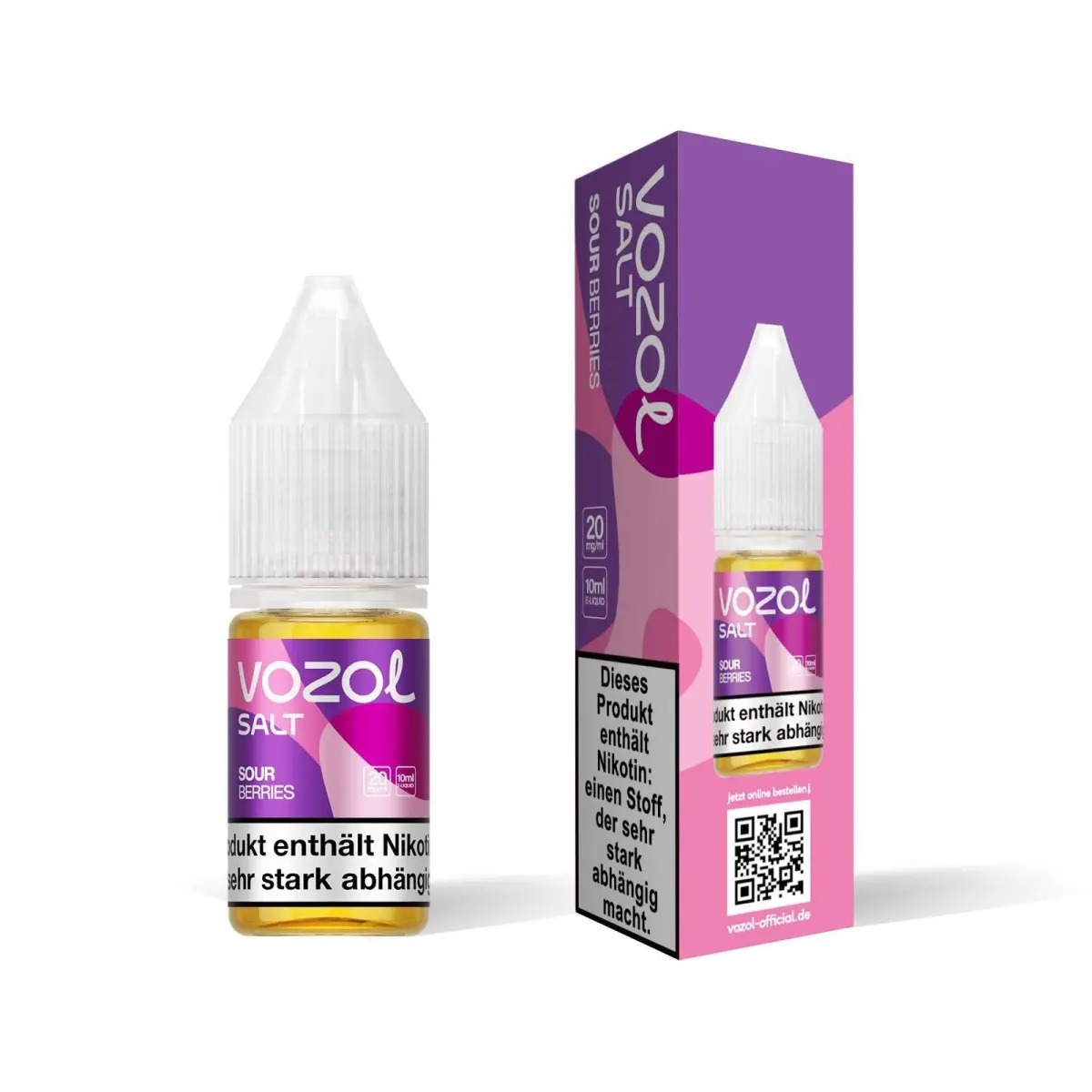 Vozol - Sour Berries Nikotinsalz Liquid 10ml | 20mg/ml